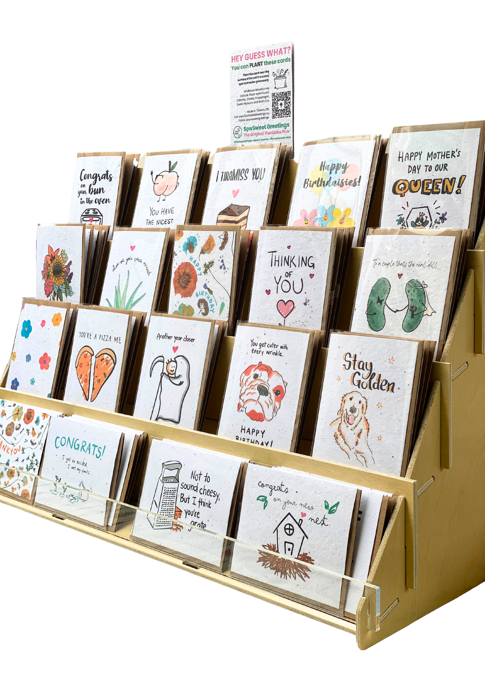 Mega-Tabletop Retail Display – SowSweet Greetings Inc.