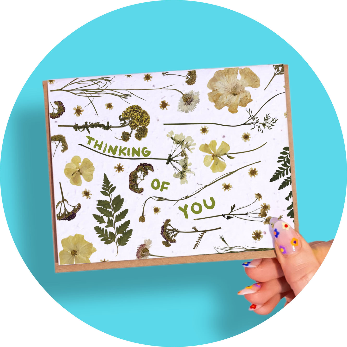 Pressed Flowers - Plantable Card Boxed Set