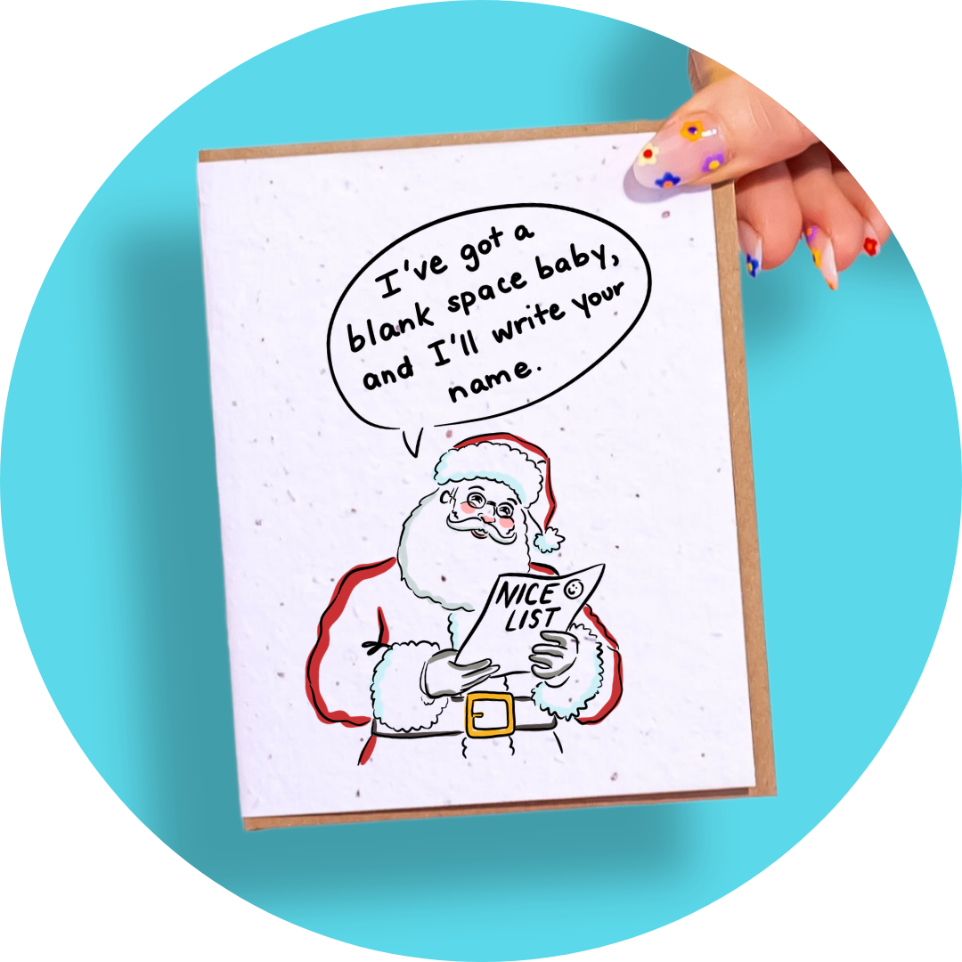 Santa's Blank Space