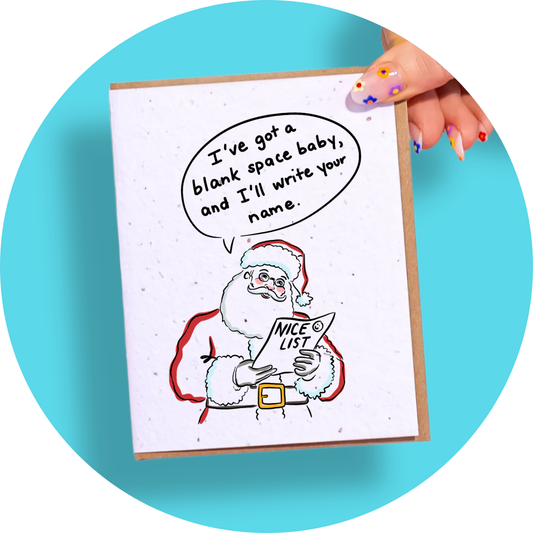 Santa's Blank Space